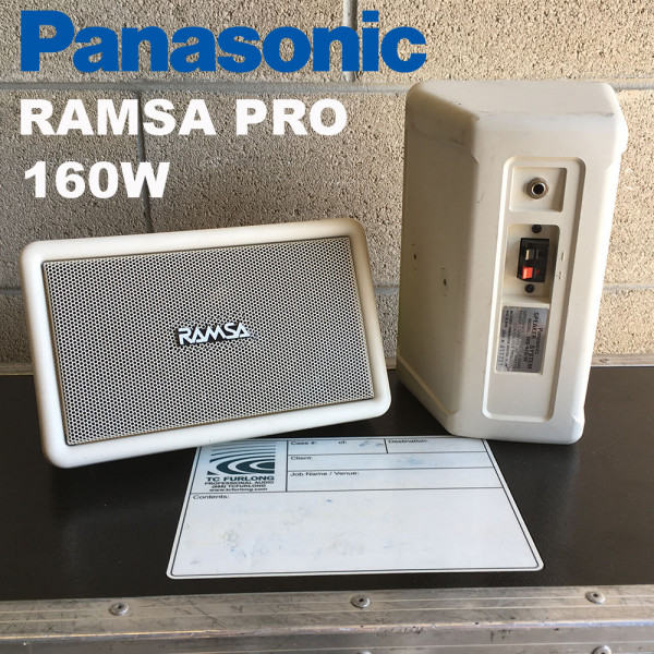Професионална тонколона PANASONIC RAMSA 160W COMPACT, студиен монитор, черен цвят, WS-A10E-W, BFO2